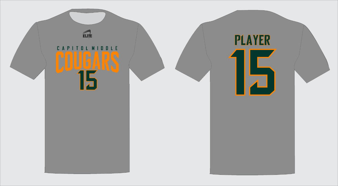 Cougars Short Sleeve Shirt - Grey