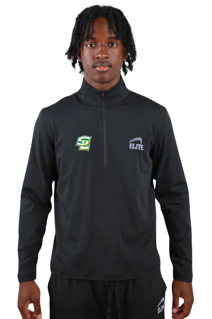 SULAB Elite Full Sleeve Panel Pullover - Black