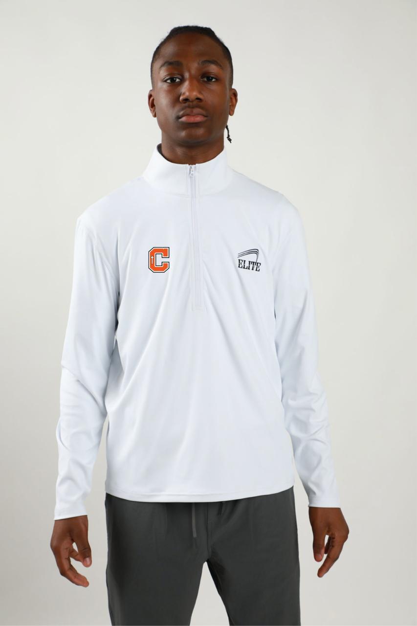 Catholic Elite Training 1/4 Zip - White