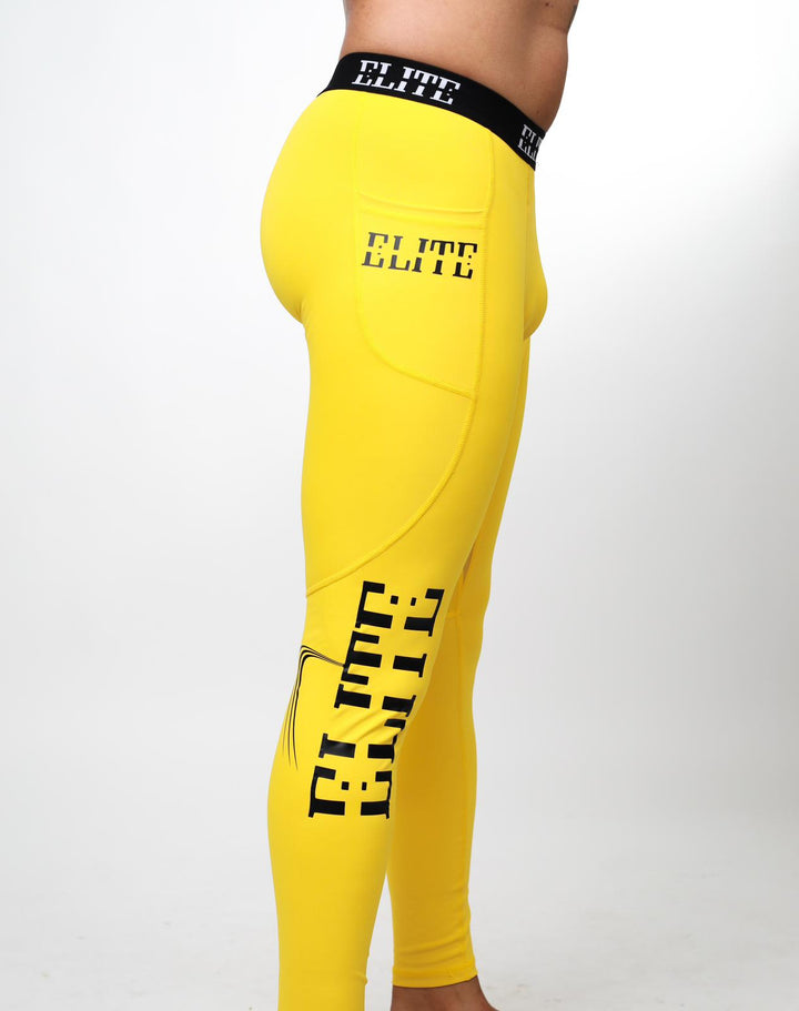 Elite Full Length Tights - Gold