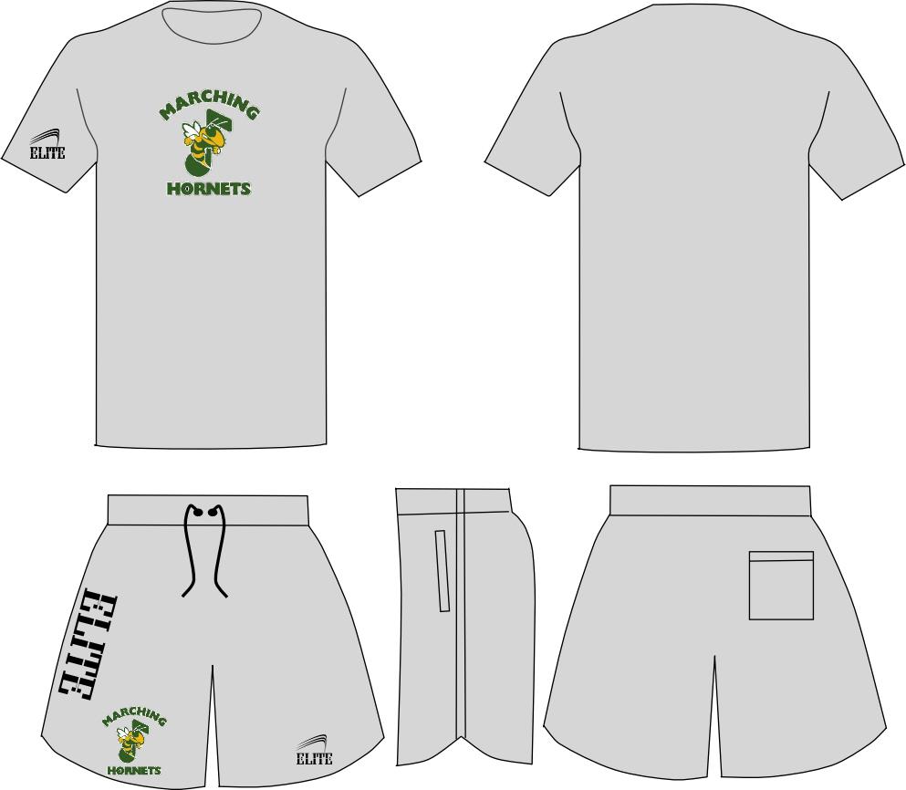 Rayville Band Team Store - Half Sleeve Shirt and Short