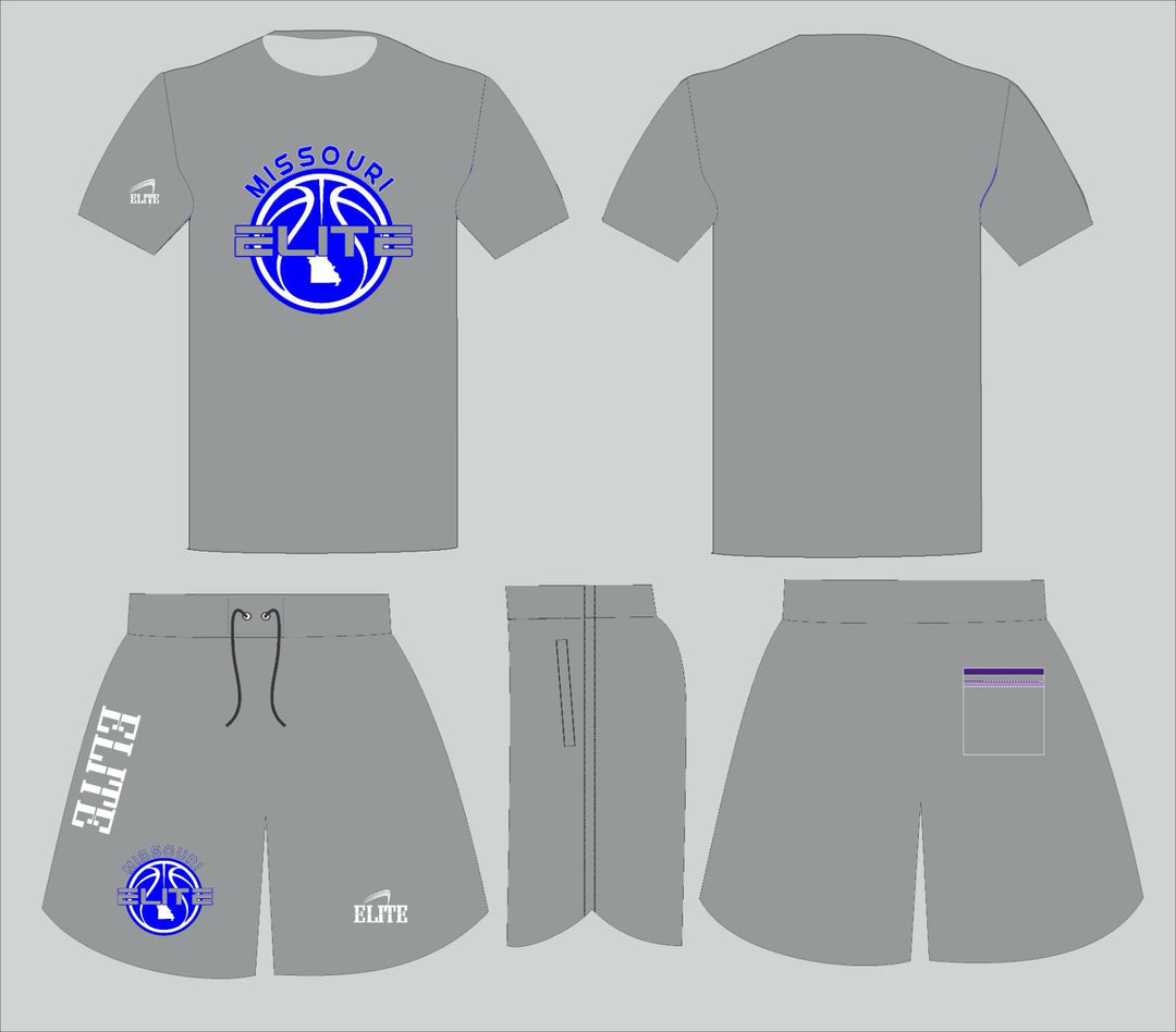 Missouri Elite Team - Shirt and Short Gray