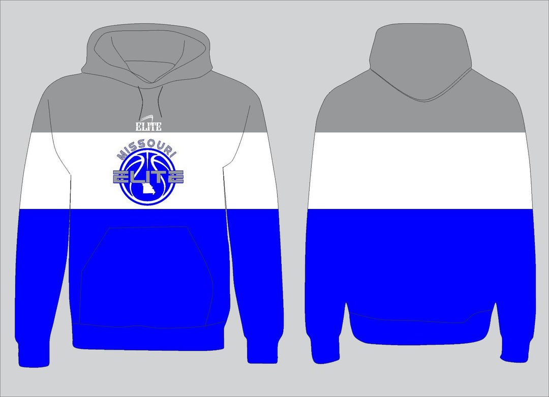 Missouri Elite Team - Full Sleeve Hoodie Gray/White/Blue