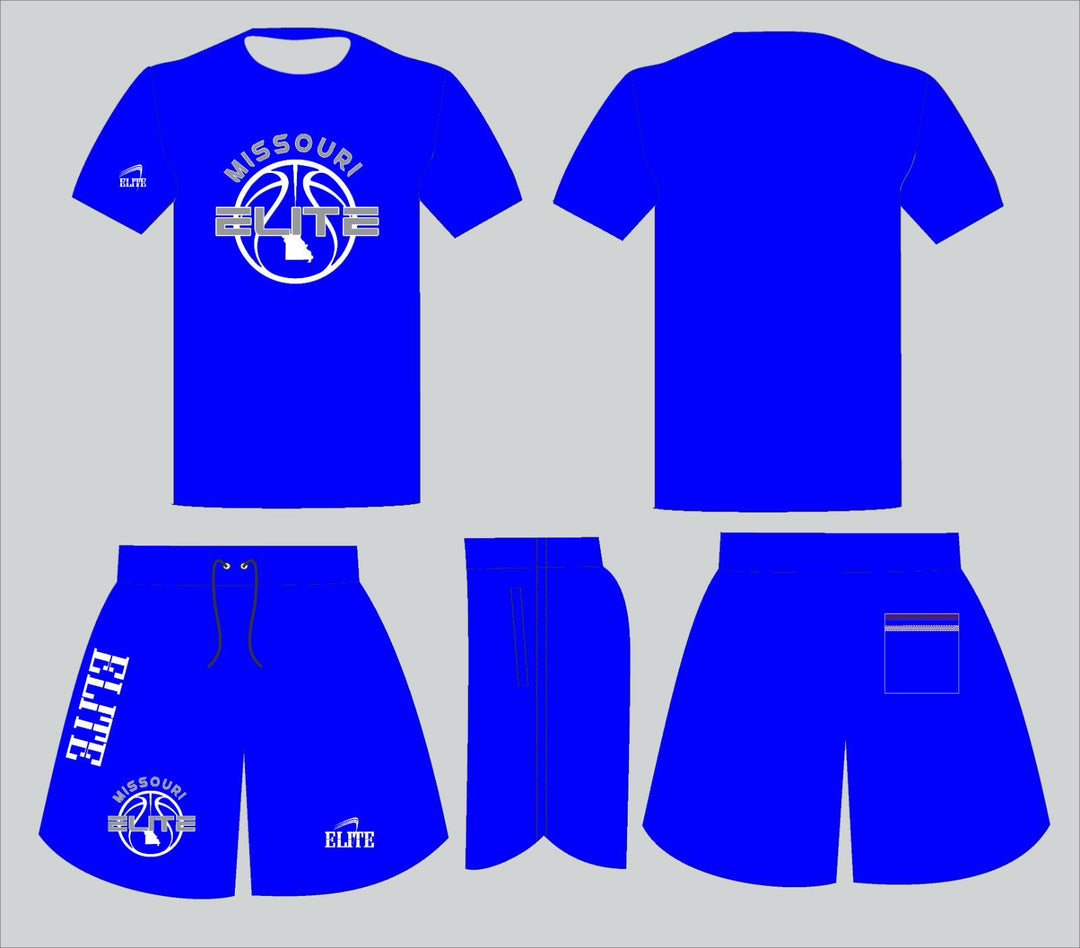 Missouri Elite Team - Shirt and Short Blue