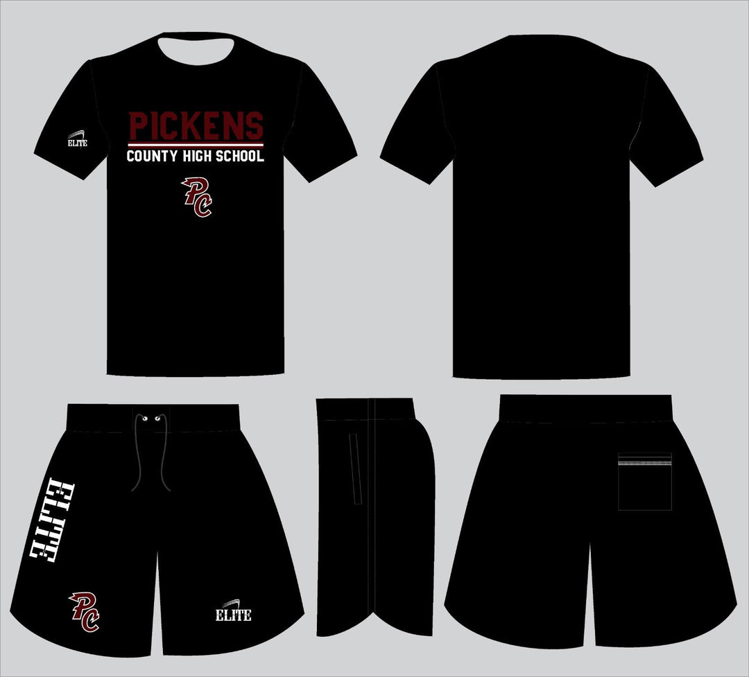 Pickens County Girls Basketball - Shirt and Short Black