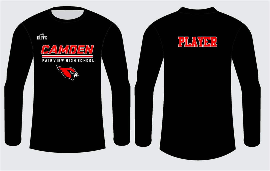 CAMDEN FAN SHOP - LONG SLEEVE SHIRT BLACK WITH NAME