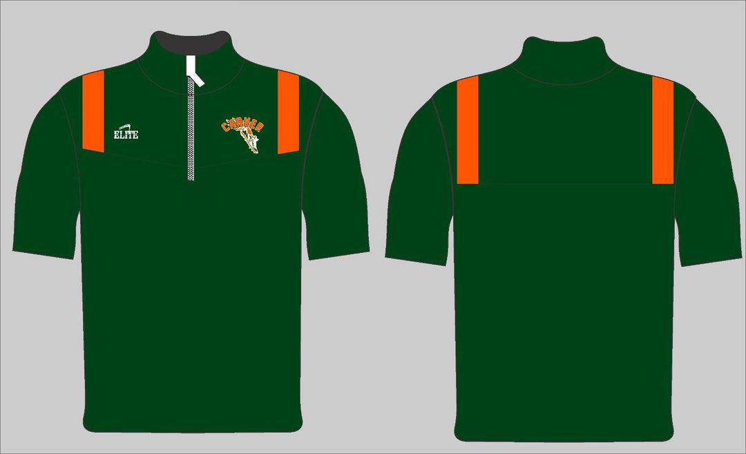 Carver Rams Track Store - Panel Pullove Green