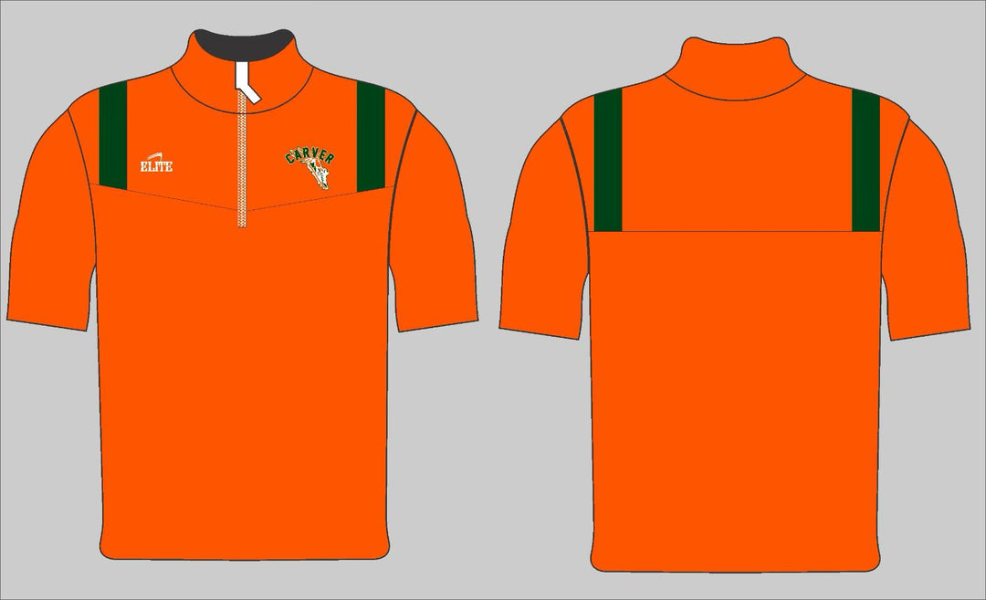 Carver Rams Track Store - Panel Pullove Orange