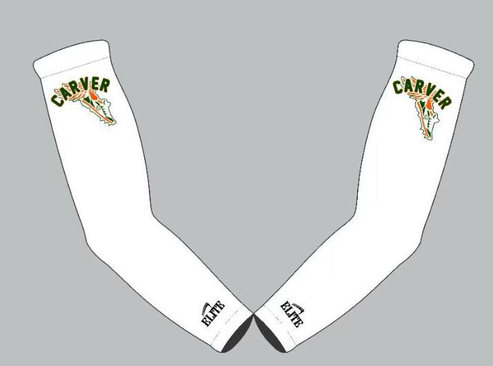 Carver Rams Track Store - Arm Sleeve White