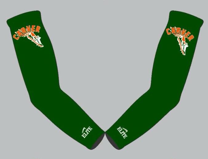 Carver Rams Track Store - Arm Sleeve Green