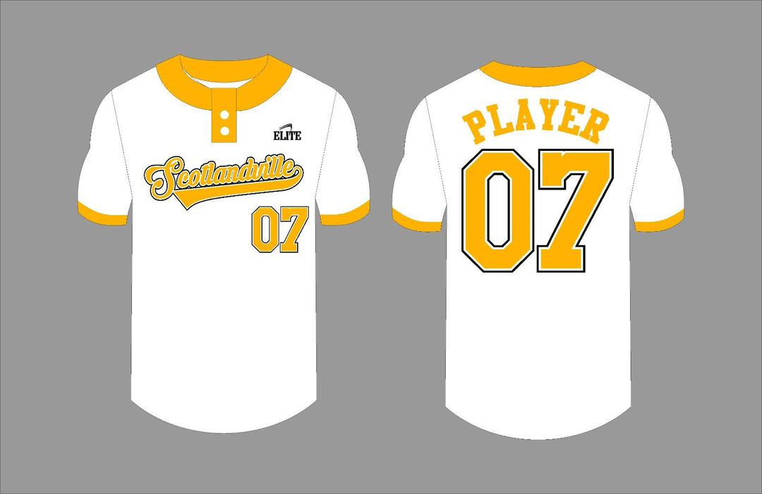 Scotlandville Alumni Baseball Jerseys White