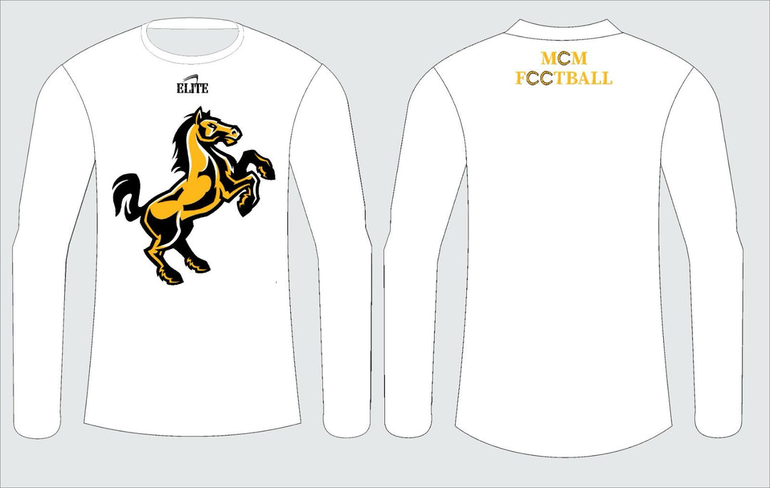 McMain Football Team Store - Long Sleeve Shirt - White