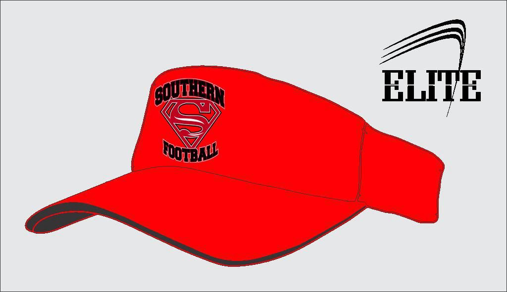 SOUTHERN HIGH FOOTBALL TEAM SHOP - Visor - RED