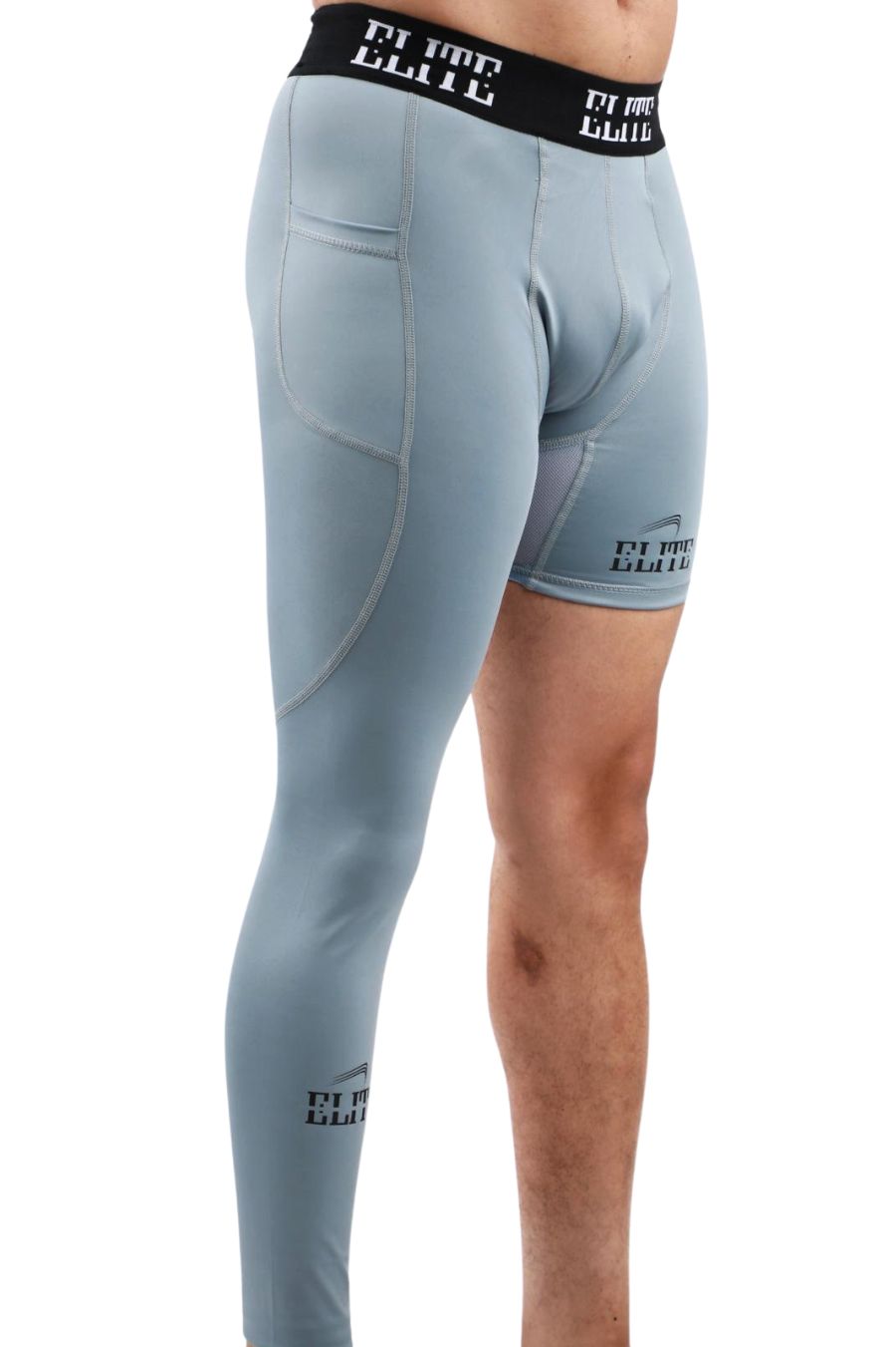 Elite One Legged Tights - Grey