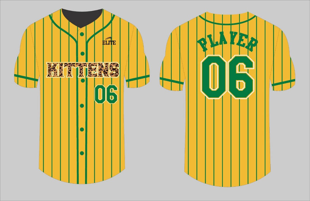 SULAB Class of 2006 Alumni Jersey Yellow & Green (Leopard Kittens Logo)