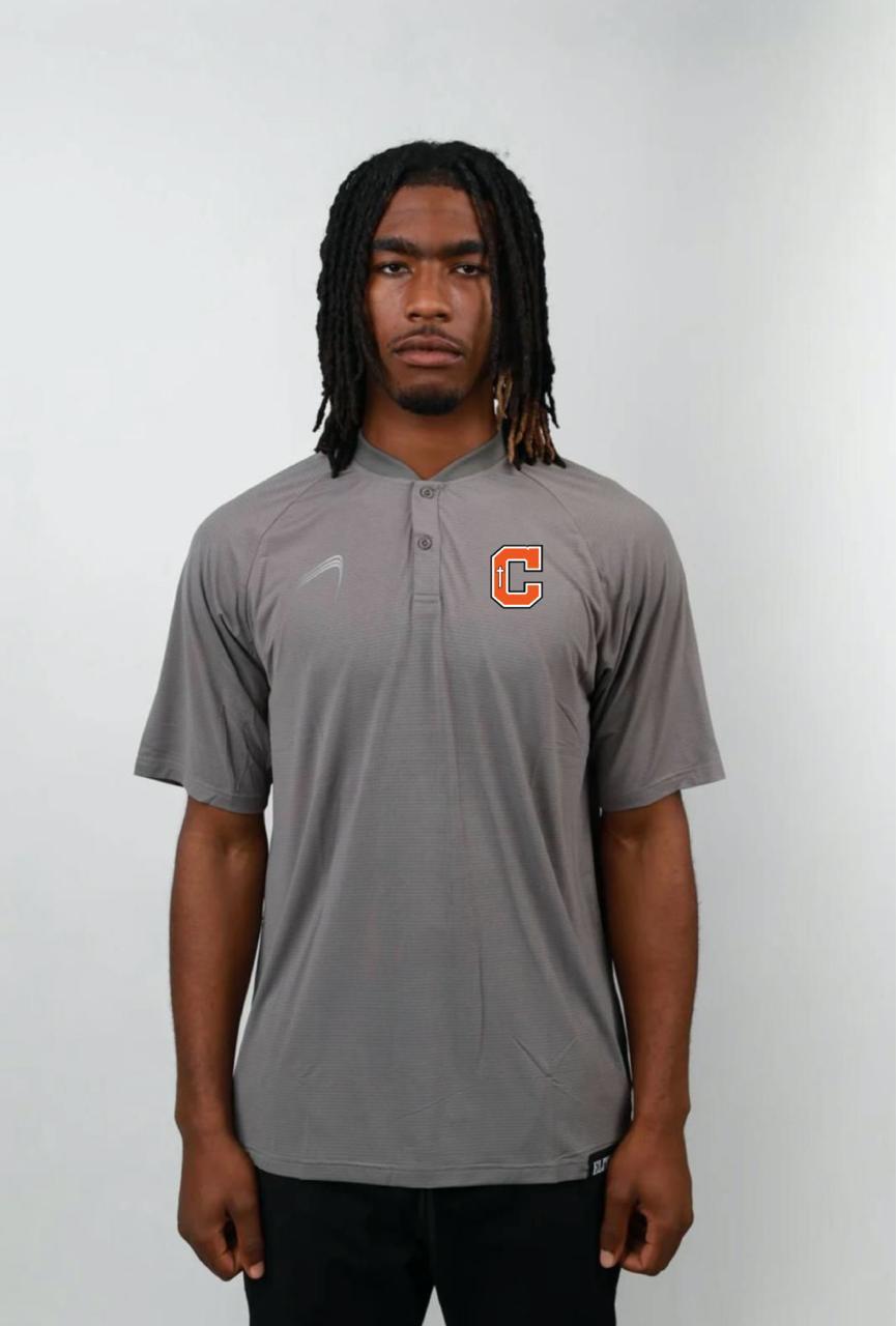 Catholic Elite Golf Blade Polo - Grey