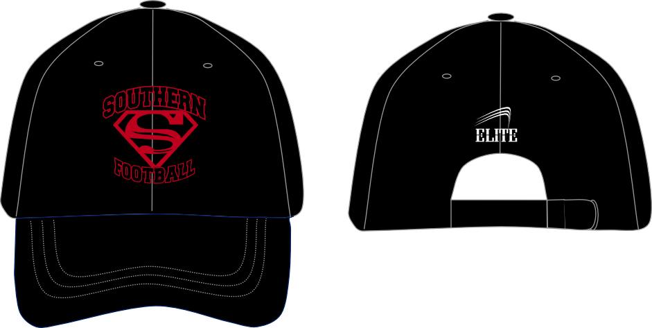 Southern Dad Hat - Black