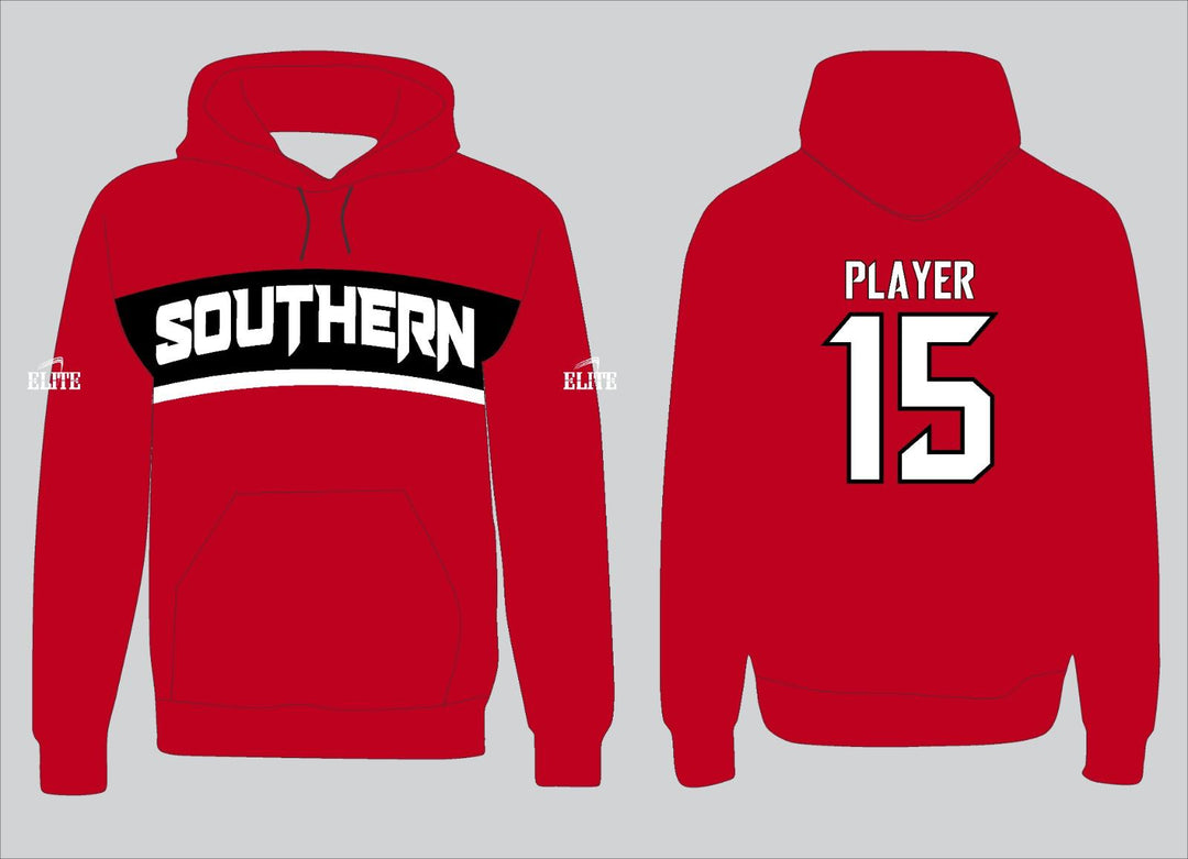 Southern Fan Name&Number Hoodie - Red