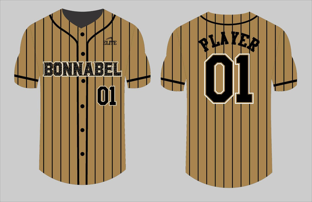 Bonnabel Fan Baseball Jersey - Brown