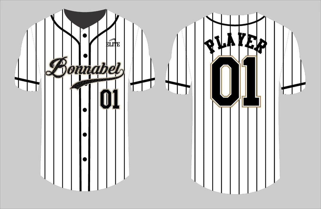 Bonnabel Alumni Jersey - White (Black Pattern logo)
