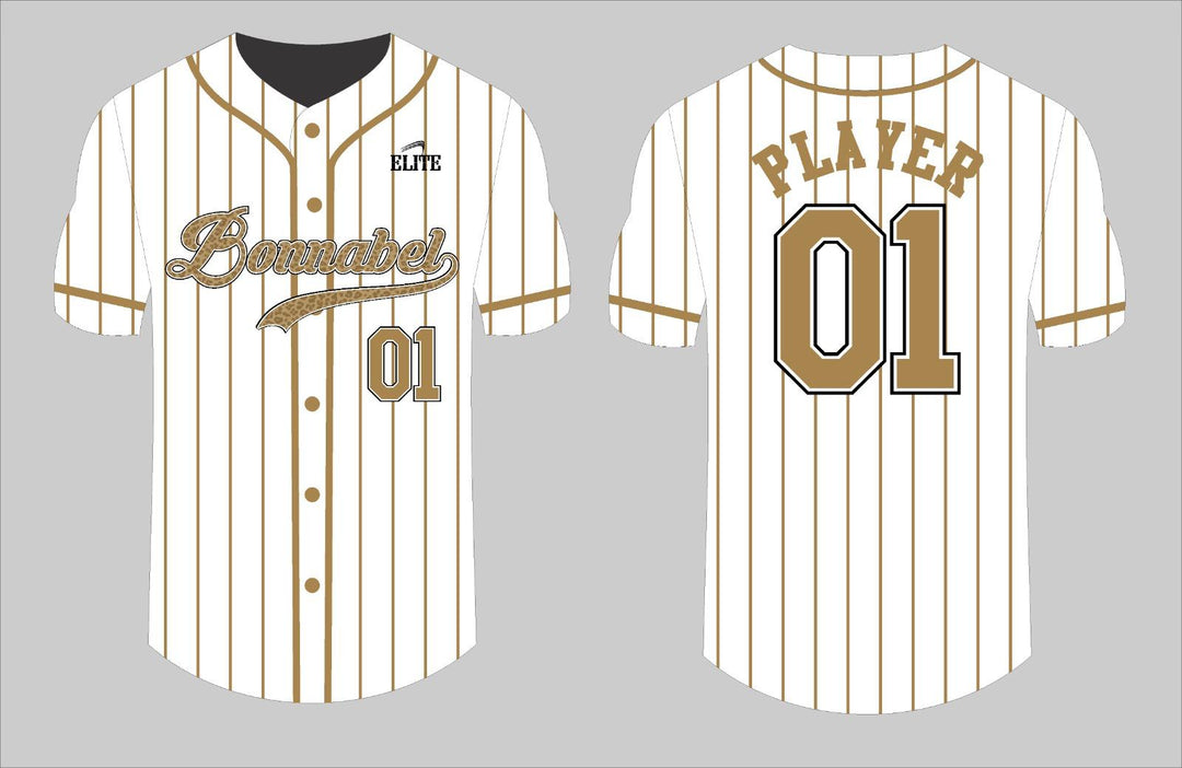 Bonnabel Alumni Jersey - White (Golden Pattern logo)