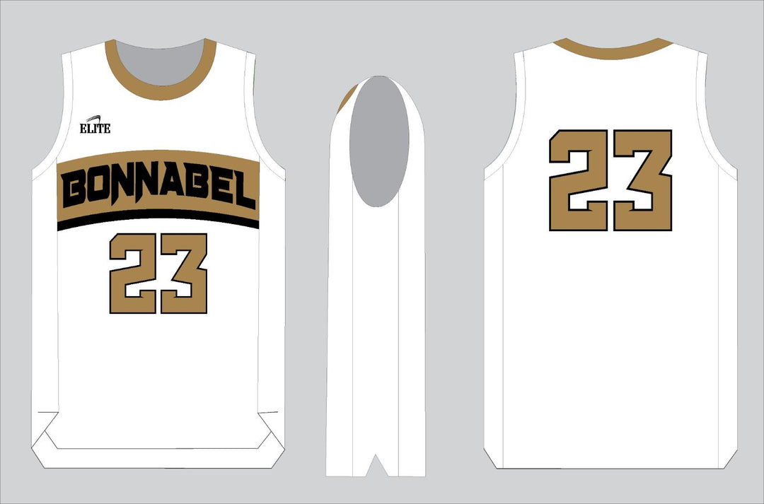 Bonnabel Fan Basketball Jersey - White