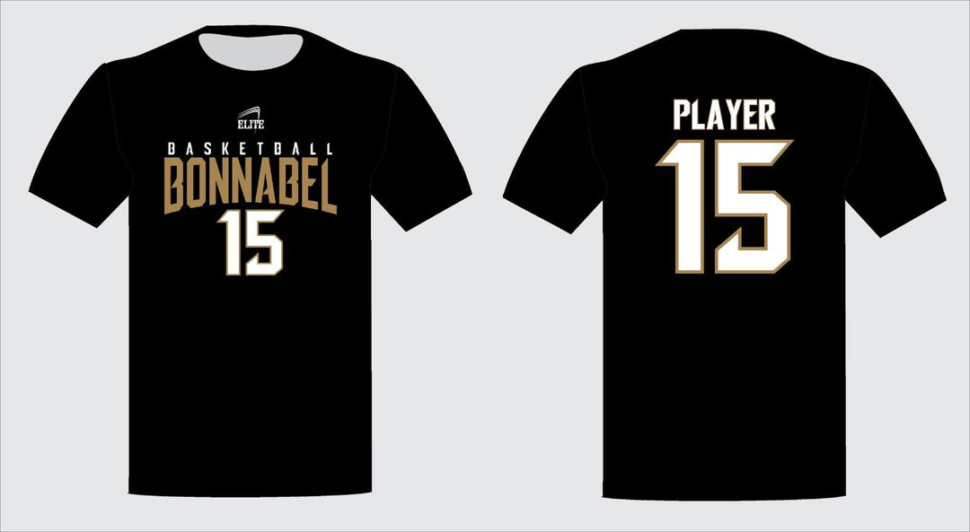 Bonnabel Fan Short Sleeve Shirt - Black (Golden Logo)