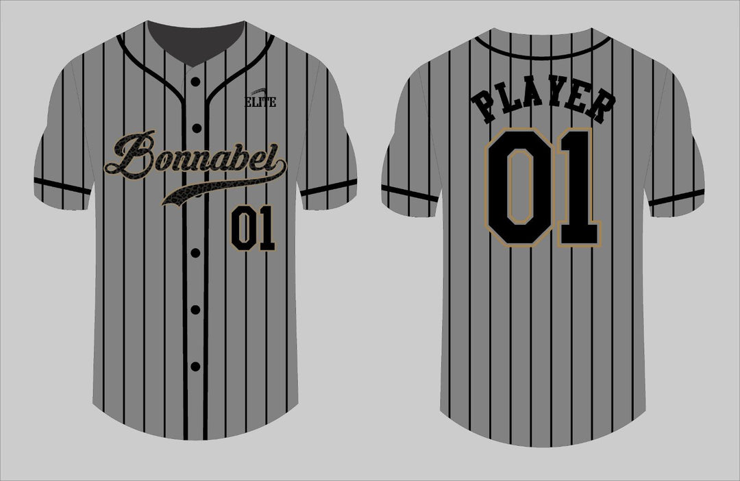 Bonnabel Alumni Jersey - Grey (Black Pattern logo)