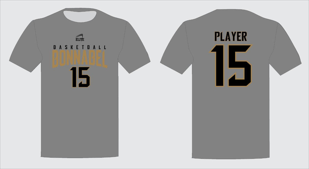 Bonnabel Fan Short Sleeve Shirt - Grey (Golden Logo)