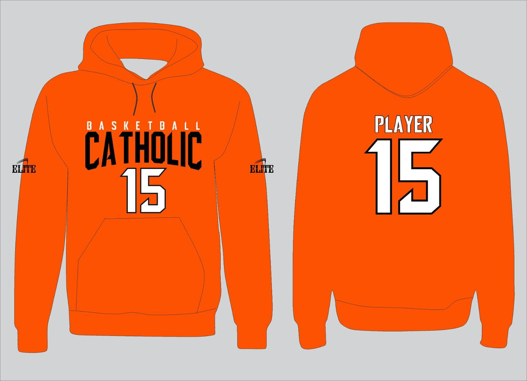 Catholic Fan Hoodie - Orange