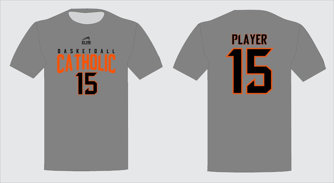 Catholic Fan Short Sleeve Shirt - Grey