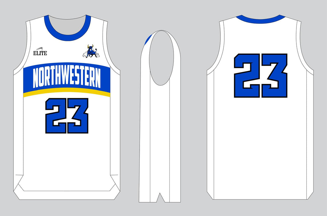 Northwest Fan Basketball Jersey - White