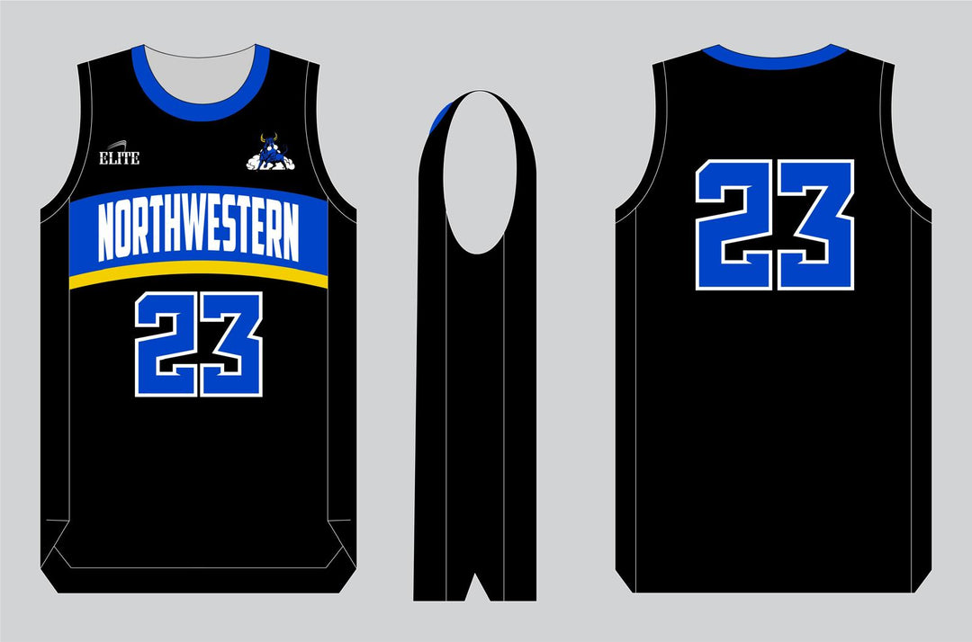 Northwest Fan Basketball Jersey - Black
