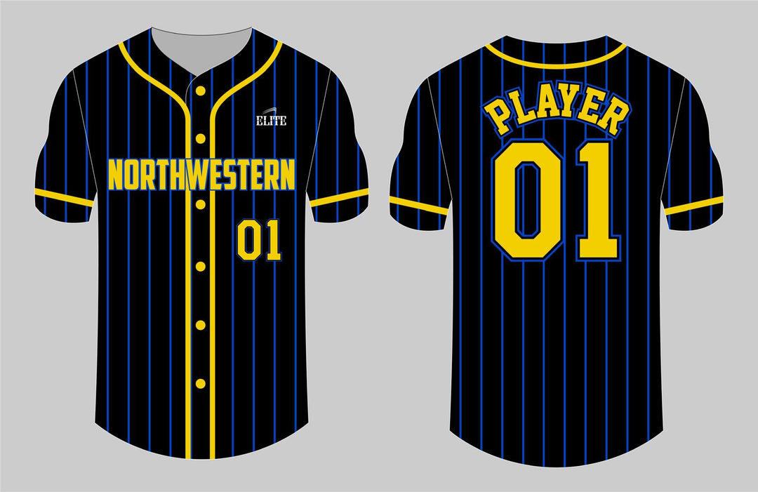 Northwest Fan Baseball Jersey - Black