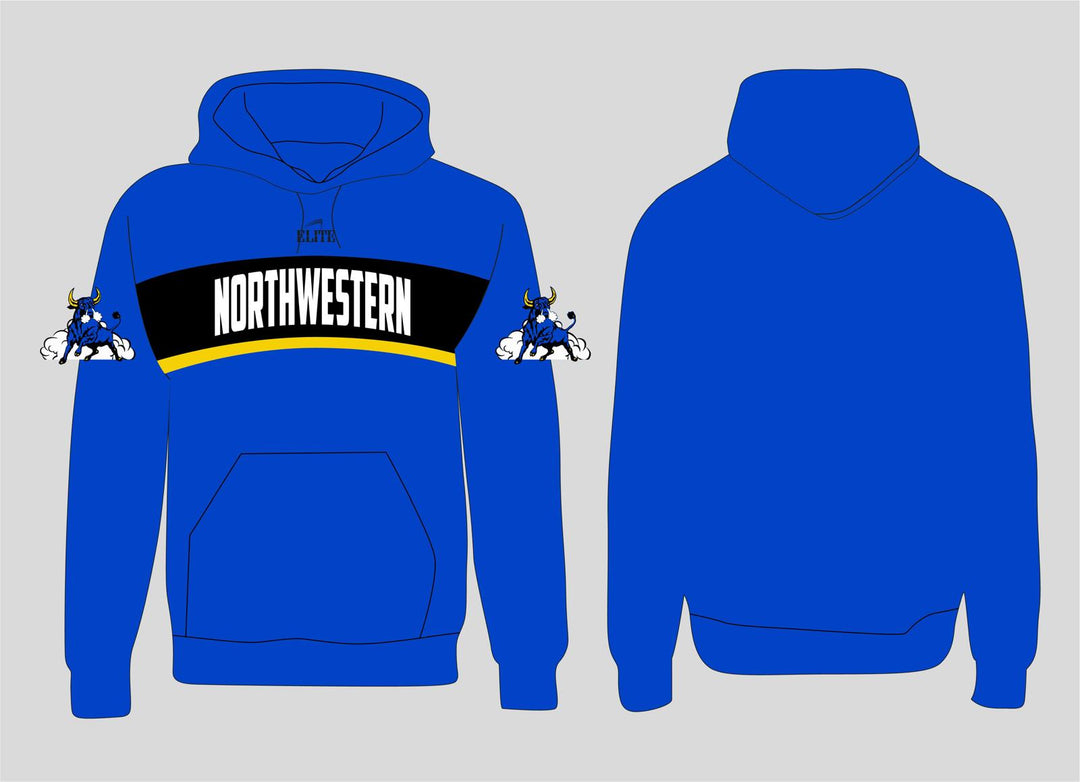 Northwest Fan Hoodie - Blue (White Logo)