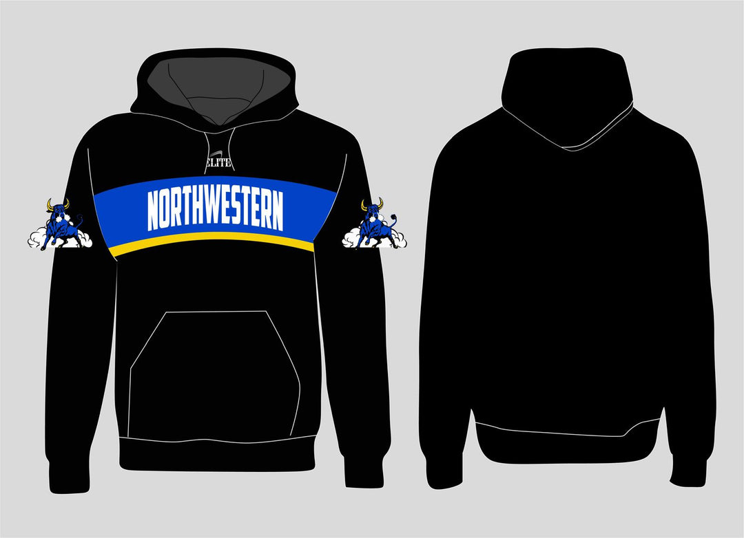Northwest Fan Hoodie - Black (White Logo)