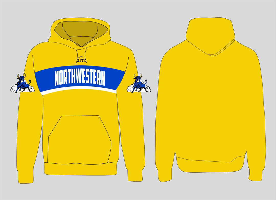 Northwest Fan Hoodie - Yellow (White Logo)