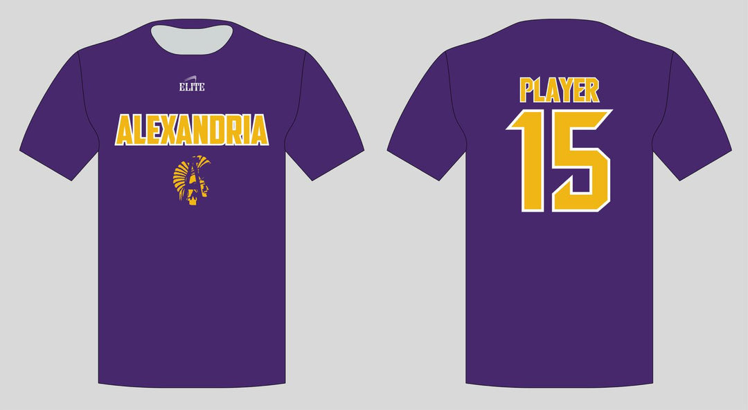 Alexandria Short Sleeve Shirt - Purple