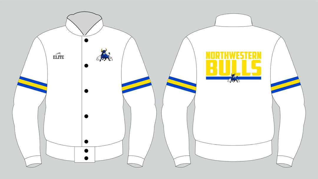 Northwest Fan Bomber Jacket - White