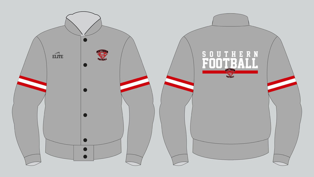 Southern Football Fan Bomber Jacket - Grey
