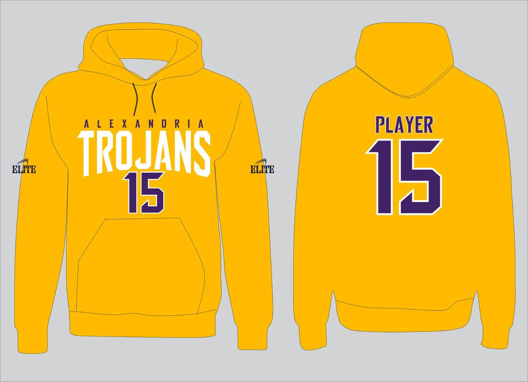 Alexandria Trojans Hoodie - Yellow