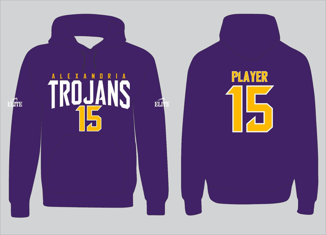 Alexandria Trojans Hoodie - Purple