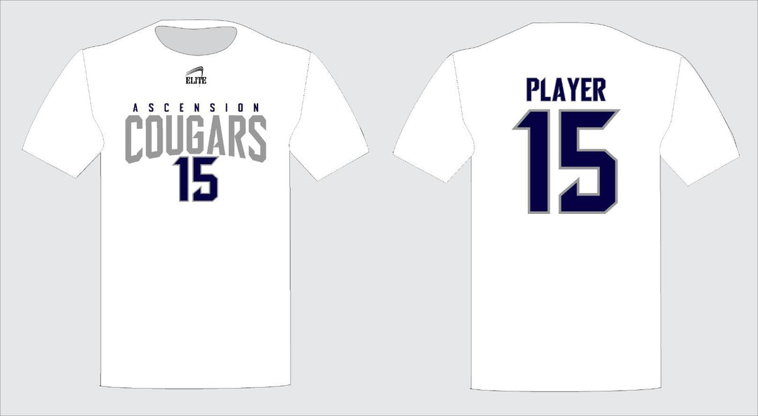Cougars Short Sleeve Shirt - White