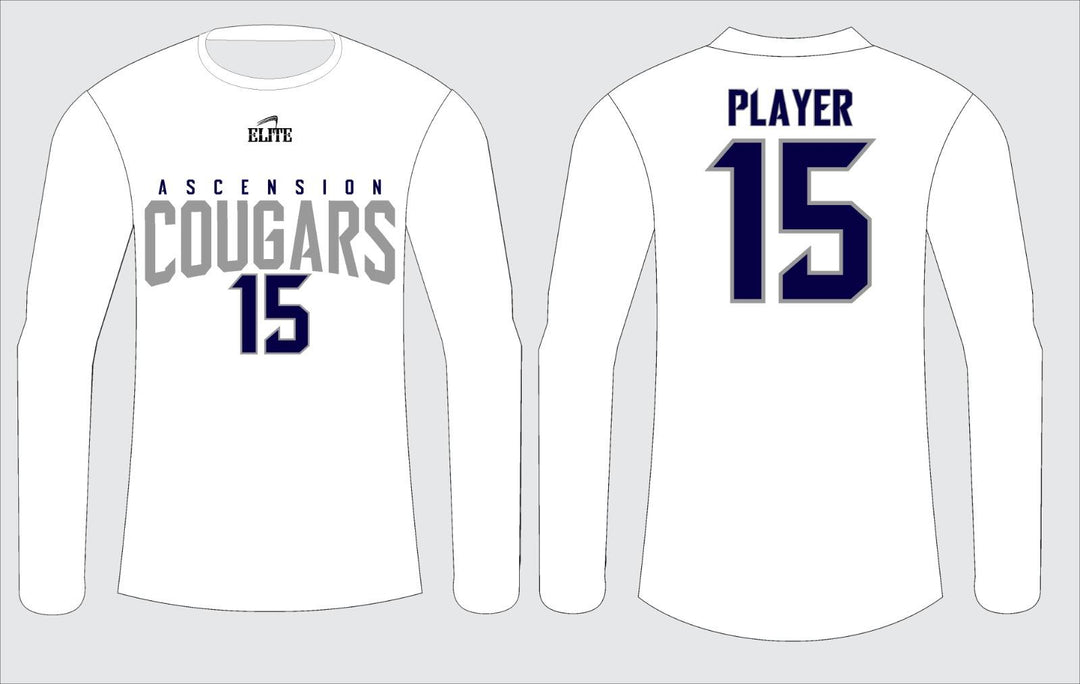 Cougars Long Sleeve Shirt - White