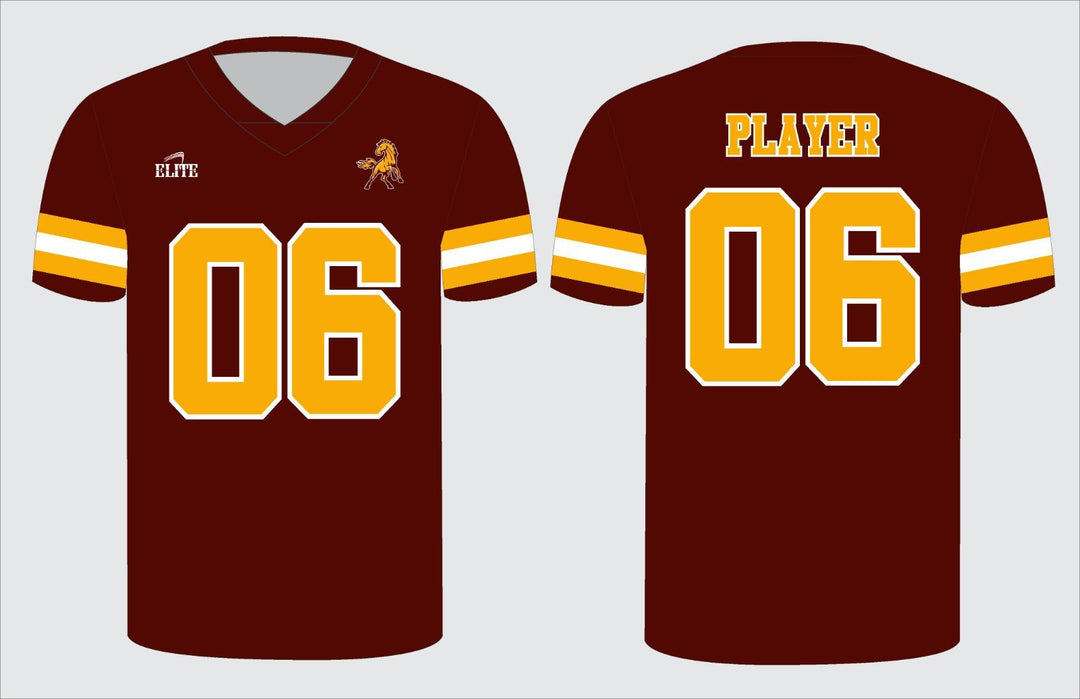 Simpson Football Jersey - Dark Brown