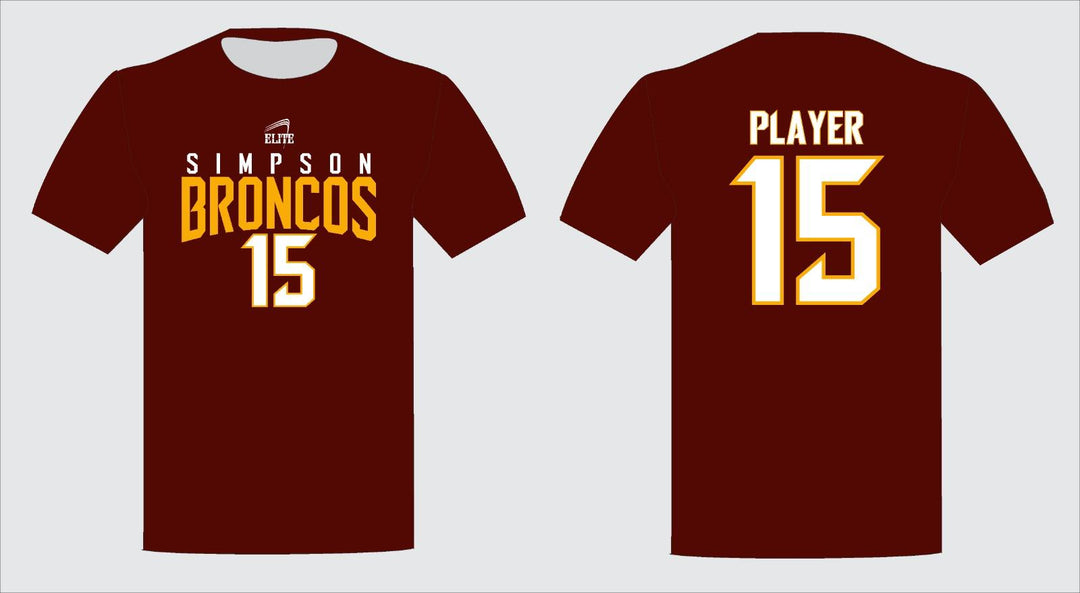 Simpson Broncos Short Sleeve Shirt - Dark Brown