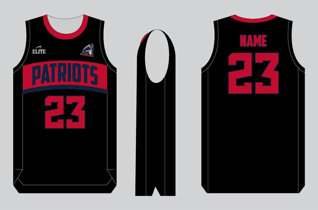 Liberty Patriots Basketball Jersey - Black