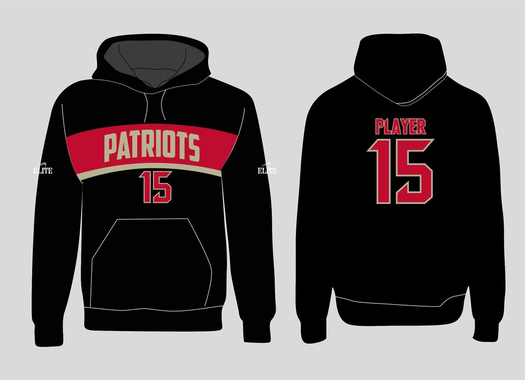 Liberty Patriots Hoodie - Black (White Logo)