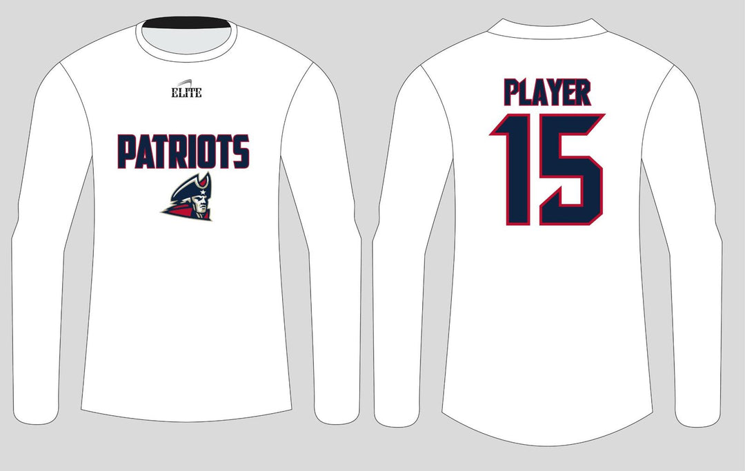 Liberty Patriots Long Sleeve Shirt - White
