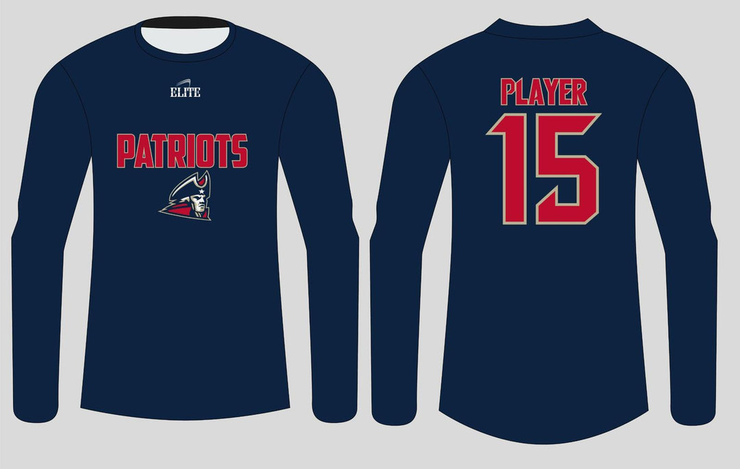 Liberty Patriots Long Sleeve Shirt - Navy Blue